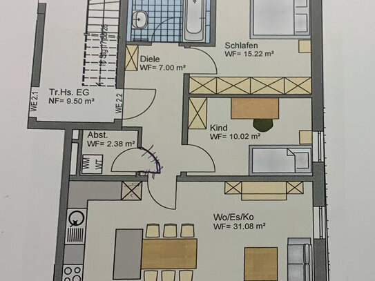 Moderne Neubauwohnung