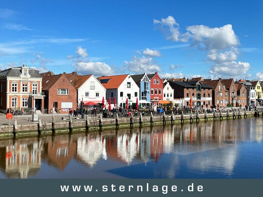 Husum: Einmalige Gelegenheit! 3 Zi.-Wohnung mit Blick auf den Binnenhafen