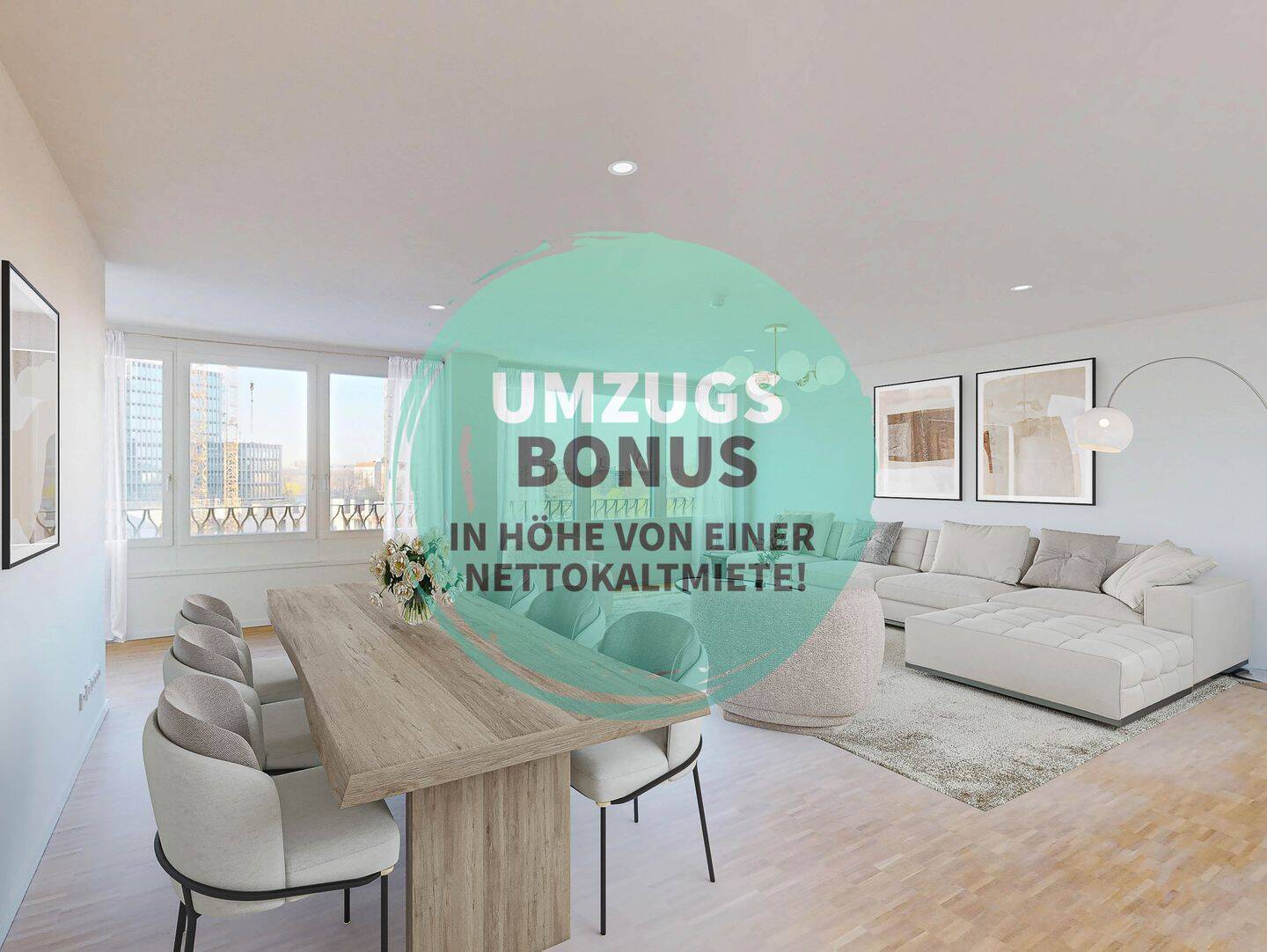 Bright and Stylish - Modernes 2-Zimmer-Apartment mit Loggia im Crown II - Foto 1
