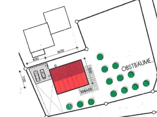 Babensham - ruhig gelegenes, L-förmiges Grundstück mit Südausrichtung