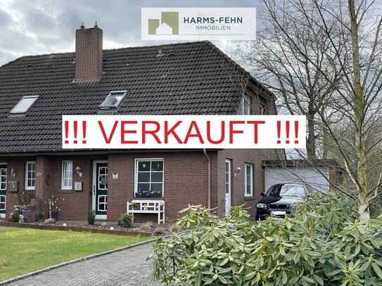 ***VERKAUFT*** *** Suchen Sie ein schönes, gemütliches neues Zuhause? Hier steht eine top gepflegte DHH in Rhauderfehn…