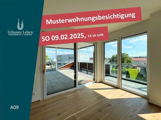 HELLE 3-ZIMMER WOHNUNG IM 2. OG MIT GROSSER ÜBERDACHTER TERRASSE IN LANGENAU