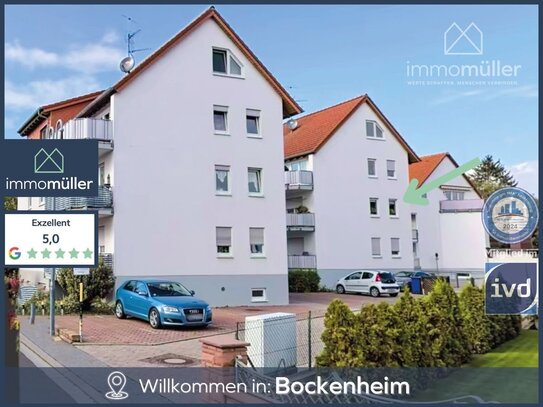 1-Zimmer-Küche-Bad Wohnung mit Balkon und Tiefgaragenstellplatz in Bockenheim a.d. Weinstraße!