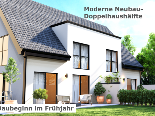 MODERNE NEUBAU - DHH. TOP Preisleistung. Baubeginn im Frühjahr.