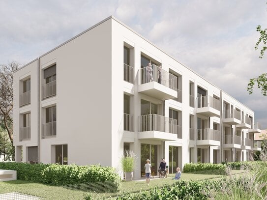 Neubau 3 Zimmerwohnung mit Balkon inkl. Tiefgaragenstellplatz in Vöhringen provisionsfrei zu verkaufen