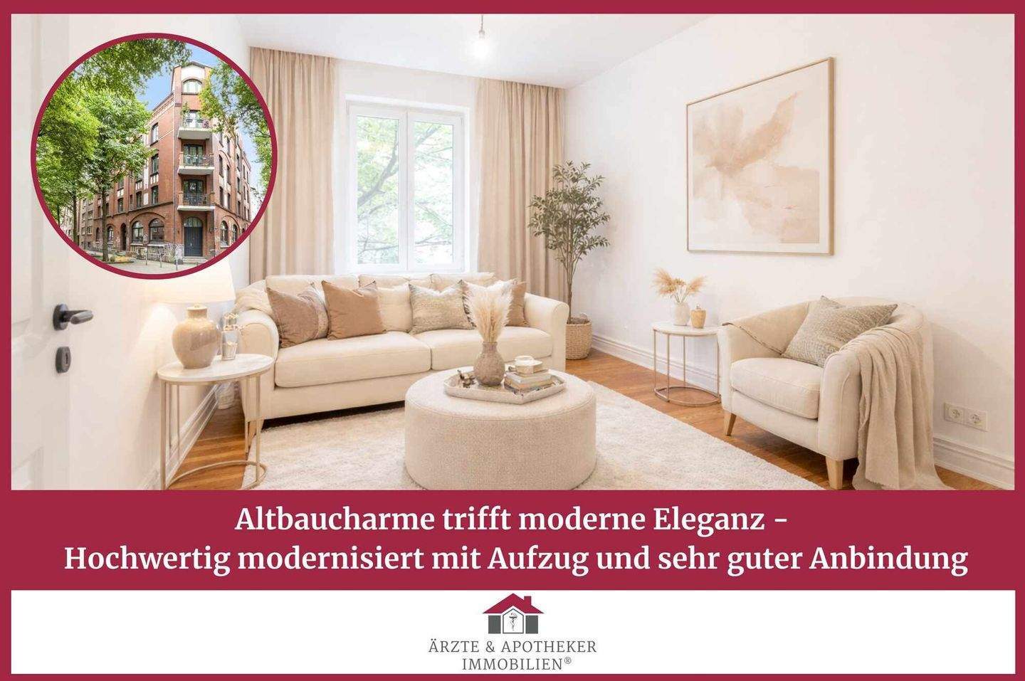 Altbaucharme trifft moderne Eleganz - Hochwertig modernisiert mit Aufzug und sehr guter Anbindung