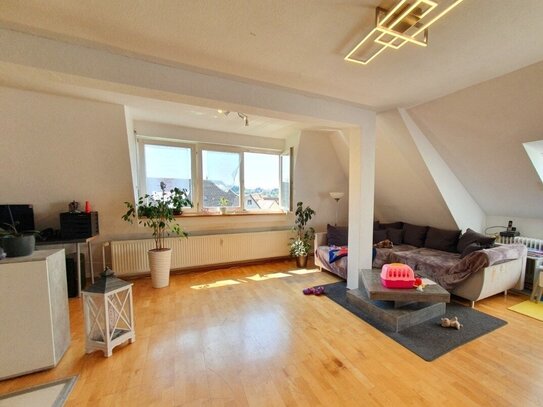 **Schöne 3 Zim.-Wohnung im DG !!! großer Balkon + 30qm Studio - Löffingen**