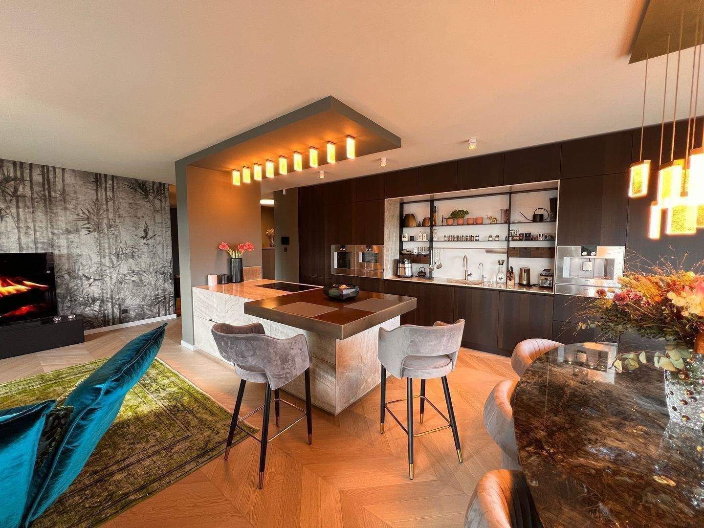 PENTHOUSE für Kenner – 333 m² Wohnluxus mit 210 m² Dachterrasse, Sauna, Fitness, Kamin & Designküche in Leipzig-Leutzsch