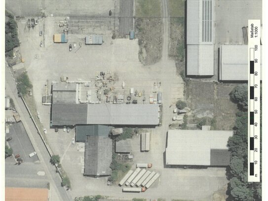 Dürrfeldslach, Industriegebiet Rehlingen, Nordstraße, Freifläche, teilweise befestigt,