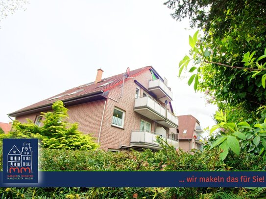 Hier legen Sie gut an! - Dachgeschoss mit Balkon im Zentrum von Borghorst