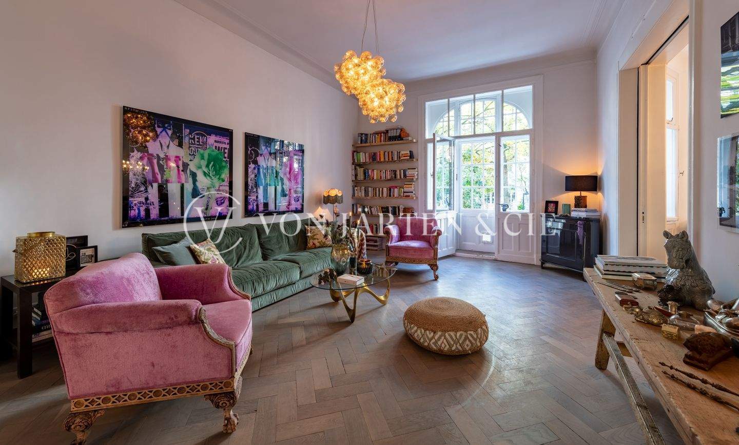 CHARMANTE JUGENDSTILWOHNUNG MIT 6,5 ZIMMERN UND TRAUMHAFTEN GARTEN