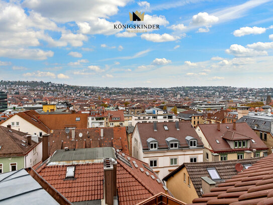 Exklusive 3-Zimmer-Maisonette im Stuttgarter Westen mit Altbau-Charme und traumhaftem Ausblick