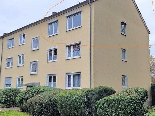 3-Zi.-Wohnung mit großem Balkon, Einbauküche, Waschmaschine, Speicher u. Keller - Nähe Rheinaue Bonn-Plittersdorf