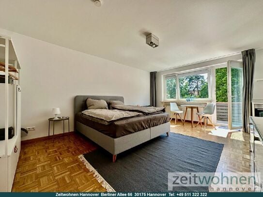 Maschsee, Südstadt, 1 Zimmer Apartment mit Balkon, alles neu