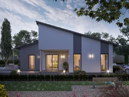 Barrierefreier Bungalow, mal stylish definiert, mit Platz für die ganze Familie.