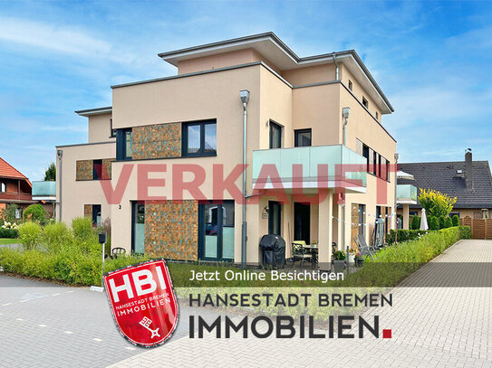 Weyhe-Leeste / Barrierefrei / Neuwertige 3-Zimmer-Wohnung mit Balkon und Garage