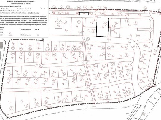 Grundstück für Mehrfamilienhaus- oder Reihenhausbebauung in Budenheimer Toplage