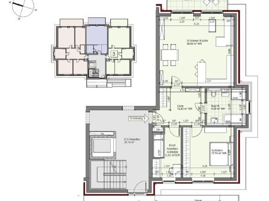 Behns4W3 - Moderne 3 Raum-Wohnung in Hamburg