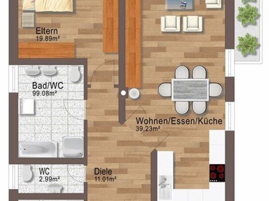 Traumhafte 3 -Zim. - Eigentumswohnung