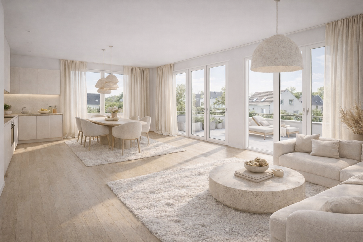 NIENDORF . Exklusives Penthouse . KfW55 Neubau in Toplage