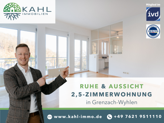 Wohnen mit Ausblick - 2,5 Zimmer über den Dächern von Grenzach