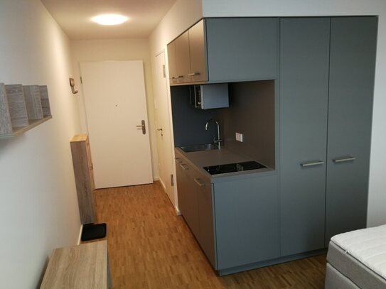 KOMPLETT MÖBLIERT: München Attraktives 1-Zi.-Apartment mit EBK- für Studenten, Auszubildende, Praktikanten, Doktoranden