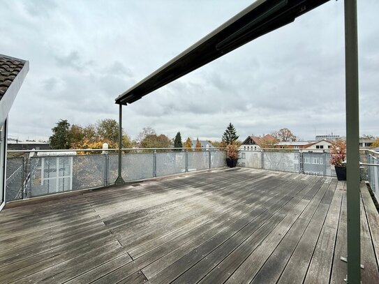 Traumhafte Maisonette-Wohnung mit großer Dachterrasse in beliebter Lage von Karlsruhe