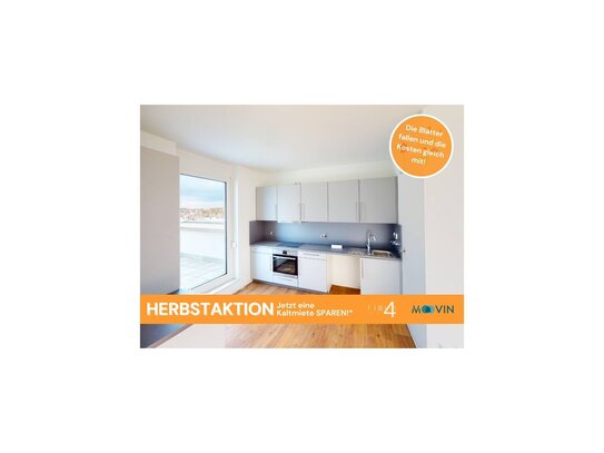 HERBSTAKTION: Eine Kaltmiete sparen! Modernes 4 Zimmer-Penthouse mit 3 Dachterrassen