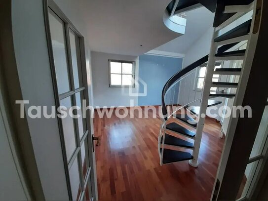 [TAUSCHWOHNUNG] Maisonnettewohnung, 3,5 Zimmer, Dachterrasse und Balkon.