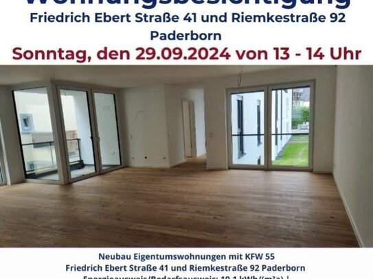 Riemeke Gärten - Neubau Dachgeschosswohnung mit Dachterrasse