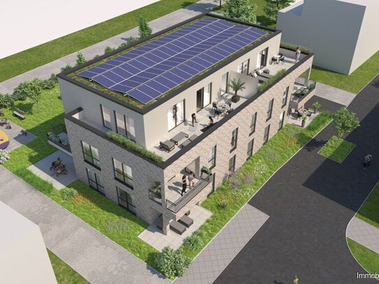 Moderne und hochwertige Neubau 3-Zimmer-Wohnung - Energieeffizient im KfW-40 QNG Standard