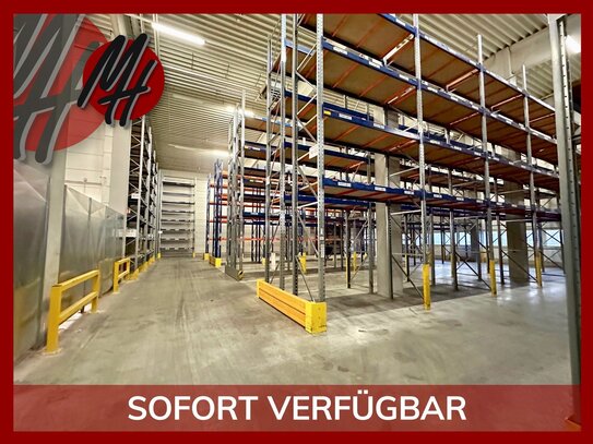 SOFORT VERFÜGBAR - VIELSEITIG NUTZBAR - Lager (3.500 m²) & Büro-/Sozial (200 m²)