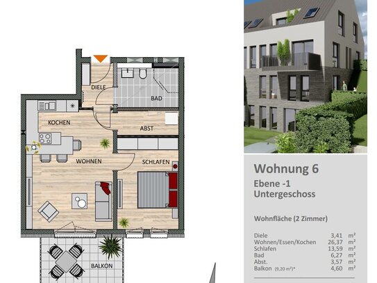 Großzügige 2-Zimmer Wohnung im Neubauprojekt TREPTOWER STRAßE!