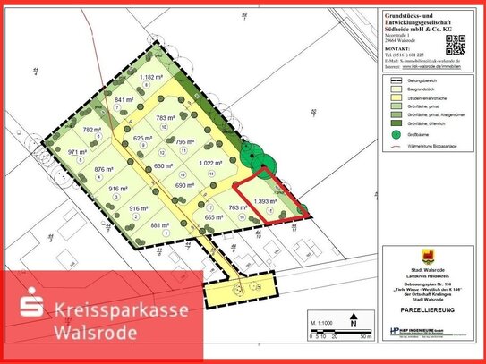 Wohnbaugrundstück Nr. 15 in Walsrode - Ortsteil Krelingen "Tiefe Wiese"