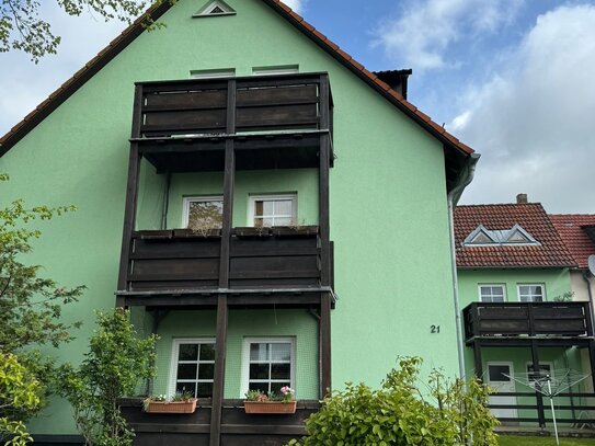 Sonnenbalkon im Obergeschoss