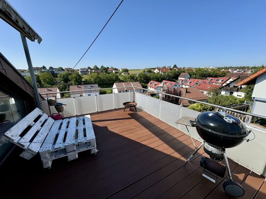 Traumhafte 4-Zimmerwohnung mit großem Balkon und eigenem Gartenanteil