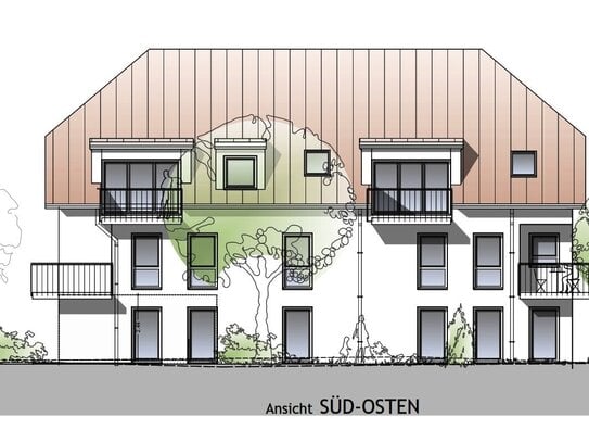 Schrobenhausen! 2-ZKB Obergeschoss-Whg. mit 9,90 m² West-Balkon, Fußbodenheizung, elektrische Rollläden, Videosprechanl…