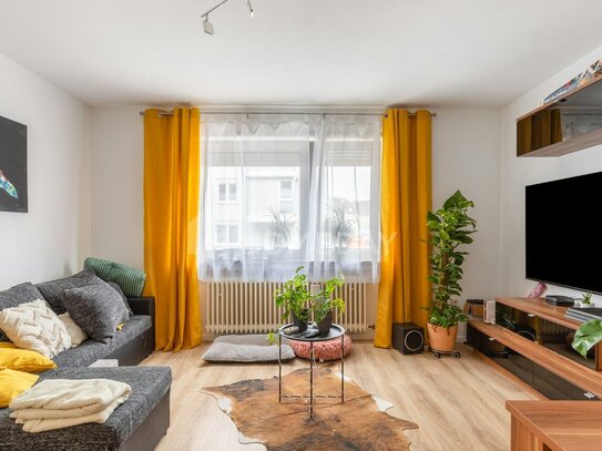 Bezugsfreie 3-Zimmer-Wohnung mit Balkon und Garage in Rheinnähe