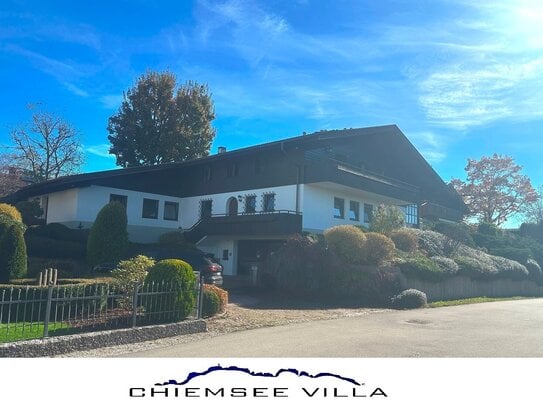 * TOPLAGE CHIEMING * See & Bergblick * Chiemsee Villa Immobilien