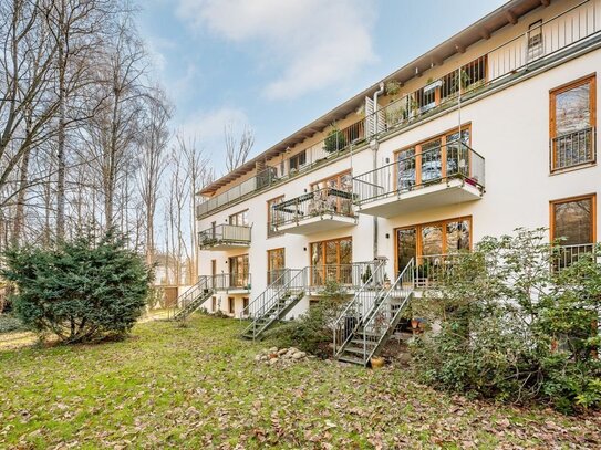 Grüne Idylle in Pankow - Vermietete 2-Zimmer-Wohnung mit großer Balkonterrasse in ruhiger Lage!