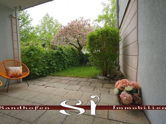 Heim kommen und wohl fühlen - gepflegte 3 Zi Garten-Whg mit Süd Terrasse und Zusatzkeller