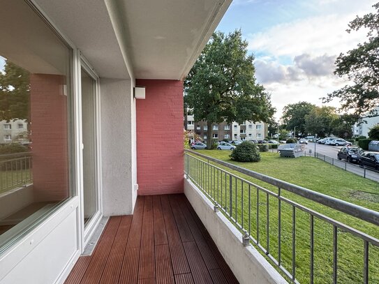 2 Zimmer-Wohnung mit Balkon im Hochparterre