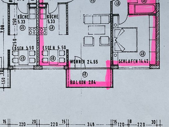 Frisch renovierte 2 ZKB mit Balkon in München-Neuhausen