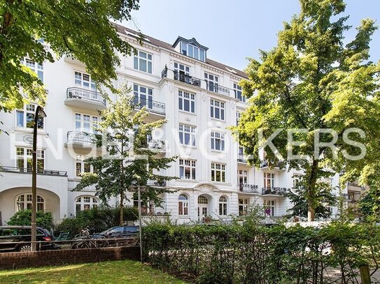 Familienwohnung mit eigenem Garten.