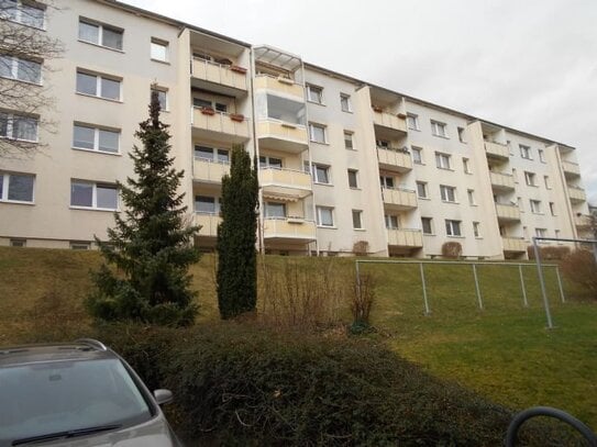 Helle, sonnige 3 Raum-Wohnung mit neuwertiger EBK und Südbalkon in Gera-Langenberg !!