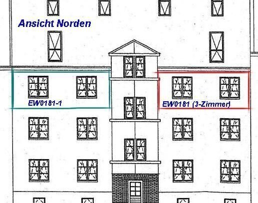 EF- Hochheim, attraktive Eigentumswohnung 5 bis 6 Zimmern - Neu saniert, sofort bezugsbereit!