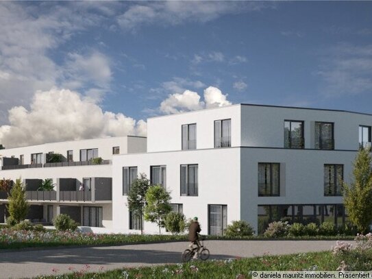 Neubau einer modernen Etagenwohnung mit Balkon. Komfort und beste Wohnlage in Seenähe!