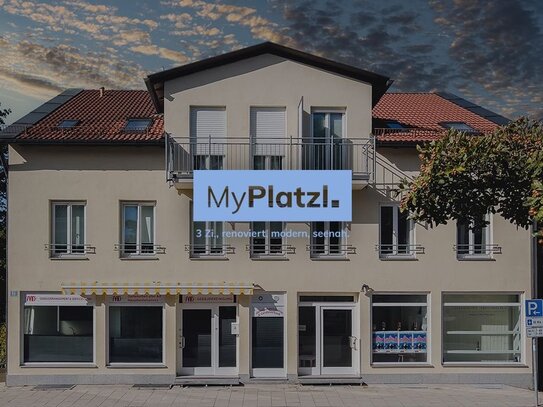 My Platzl. 3 Zi., renoviert, neu möbiliert, seenah