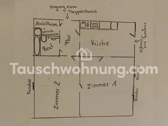 [TAUSCHWOHNUNG] Suche 1-1.5 Zimmer Nähe Altona, Biete 2 Zimmer Schanze