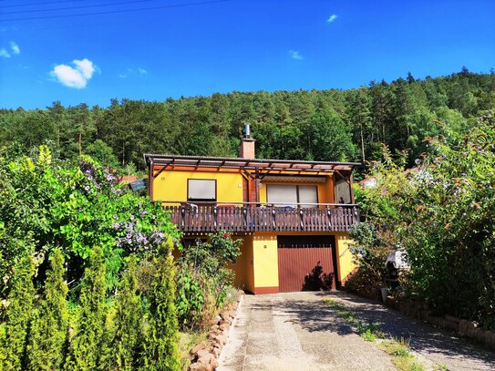 Schönes Wohnhaus modernisiert in ruhiger Waldrandlage im Dahner Felsenland